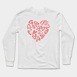 Heart Full of Hearts Long Sleeve T-Shirt